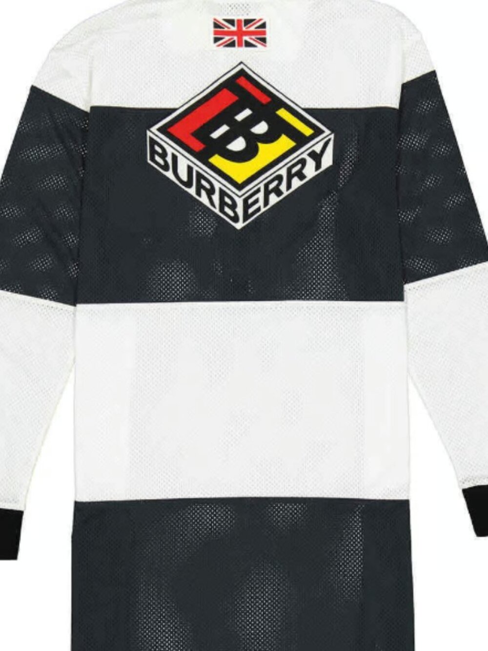 Authentic Burberry Riccardo Tisci Mesh Colorblock Polo Dress/Shirt - Picture 8 of 8